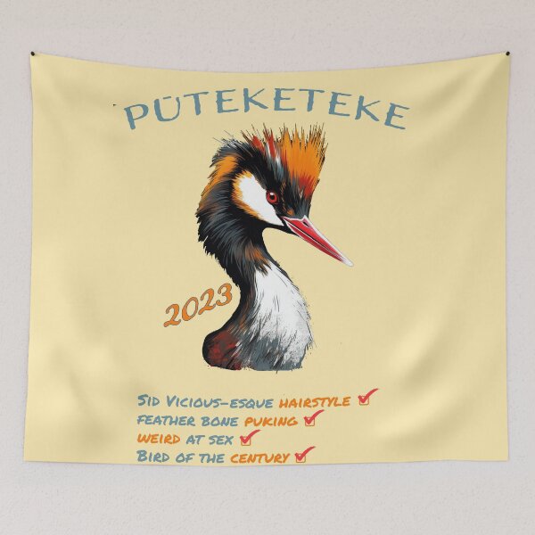 Item preview, Funny New Zealand Bird of the Century Grebe 2023 designed and sold by GVRDesign.