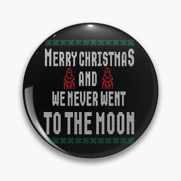 Item preview, Moon Landing Hoax - Ugly Christmas Sweater designed and sold by TaraGbear.