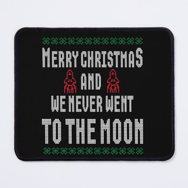 Item preview, Moon Landing Hoax - Ugly Christmas Sweater designed and sold by TaraGbear.