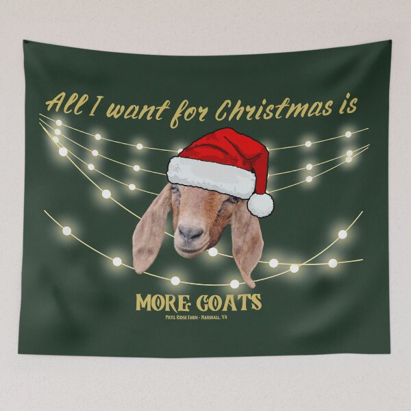 Item preview, Christmas Goats | Cute Goats | Funny Goats | Goat Puns designed and sold by PistolRidgeFarm.