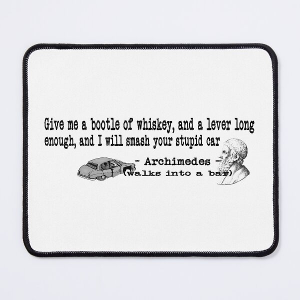 Item preview, Archimedes Walks Into A Bar #3 designed and sold by 300Spikes.