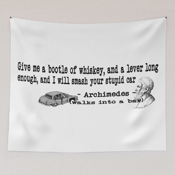 Item preview, Archimedes Walks Into A Bar #3 designed and sold by 300Spikes.