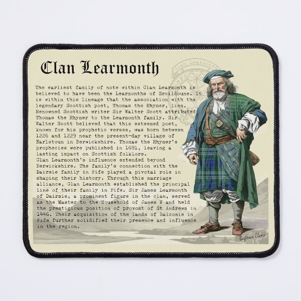 Item preview, Clan Learmonth Scottish History  designed and sold by BagTown Clans.