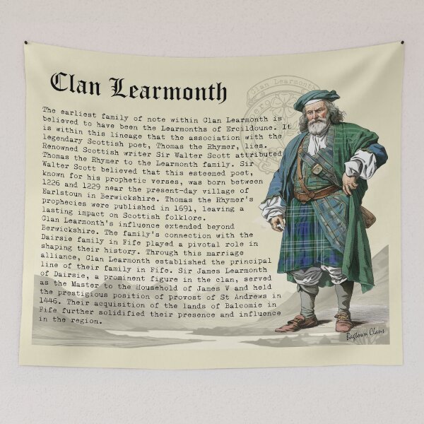 Item preview, Clan Learmonth Scottish History designed and sold by BagTown Clans.
