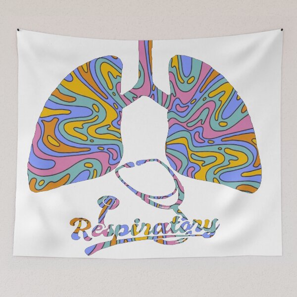 Item preview, Wavy Colorful Respiratory  designed and sold by natnat7w.