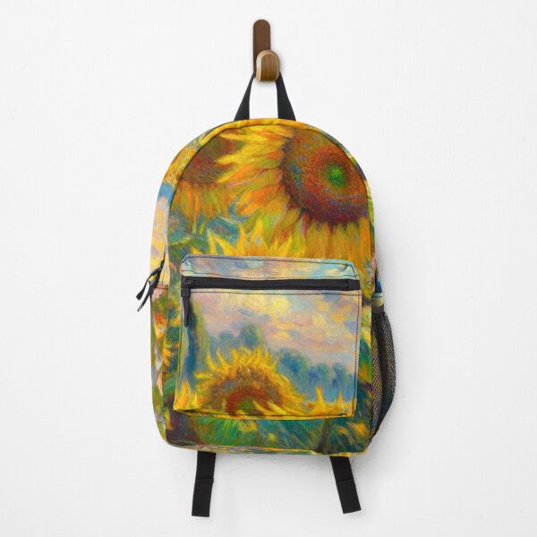 Item preview, Painting of a Sunflower Field - Flower Field Painting designed and sold by Star-Fragment.