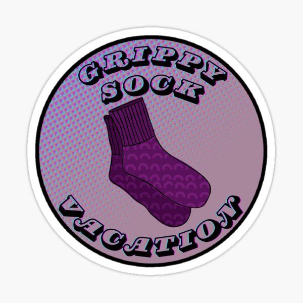 Green Grippy Socks Sticker for Sale by moldytofu