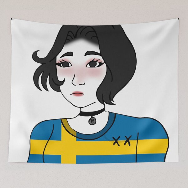 Item preview, Doomer Girl Wojak - Sweden designed and sold by AztecaPixels.