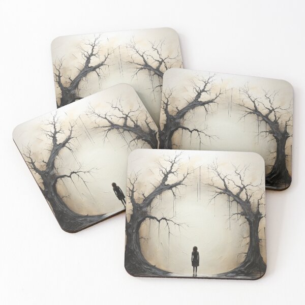 Item preview, thorn tree girl lonely designed and sold by UILOVE.