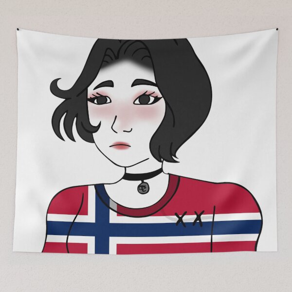 Item preview, Doomer Girl Wojak - Norway designed and sold by AztecaPixels.