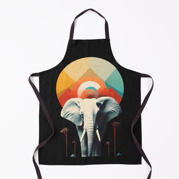 Item preview, Elephant and mountains designed and sold by Linework Studio.
