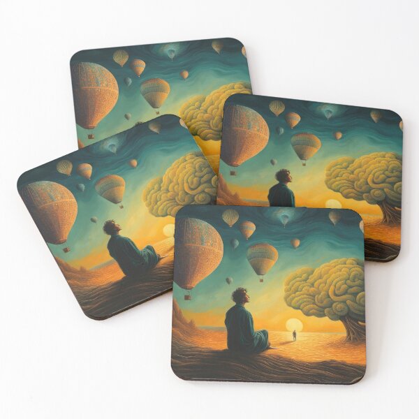 Item preview, Facing your dreams and your surreal thoughts with balloons and brain tree designed and sold by CG Studio.