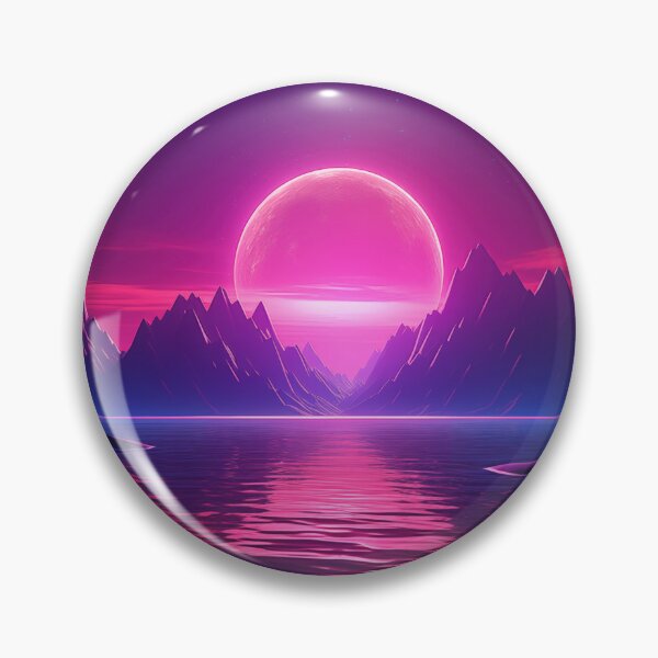 Item preview, Tropical Dreamscape: Synthwave Sunset Paradise designed and sold by Mullet Monkey.