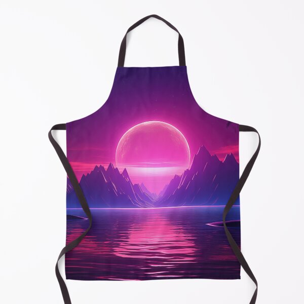 Item preview, Tropical Dreamscape: Synthwave Sunset Paradise designed and sold by Mullet Monkey.