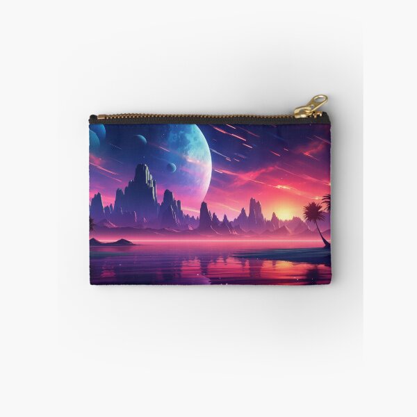 Item preview, Retrofuturistic Tropics: Sunset Vibes in Neon Glow designed and sold by Mullet Monkey.