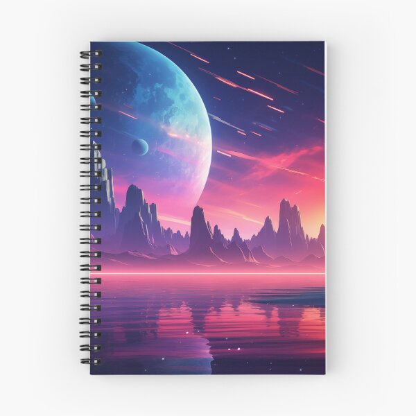 Item preview, Retrofuturistic Tropics: Sunset Vibes in Neon Glow designed and sold by Mullet Monkey.