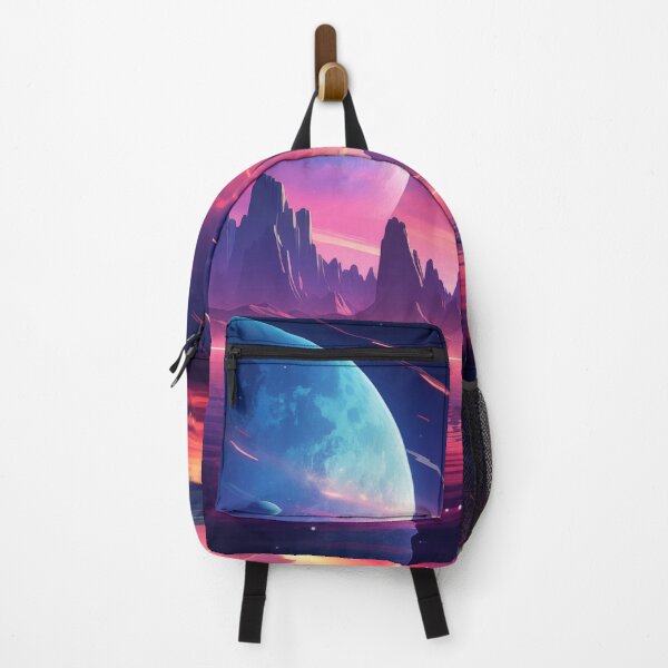 Item preview, Retrofuturistic Tropics: Sunset Vibes in Neon Glow designed and sold by Mullet Monkey.