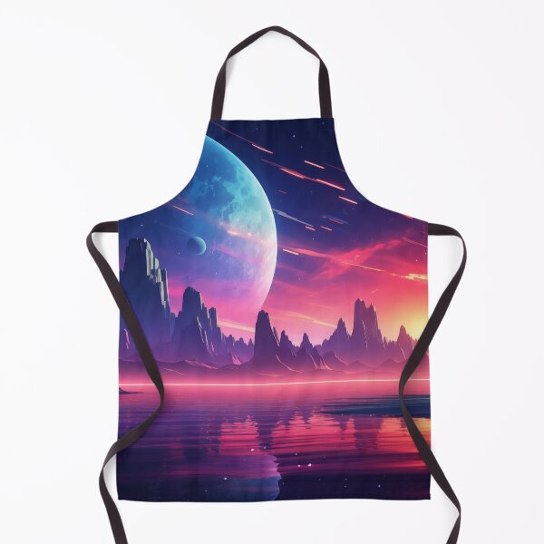 Item preview, Retrofuturistic Tropics: Sunset Vibes in Neon Glow designed and sold by Mullet Monkey.