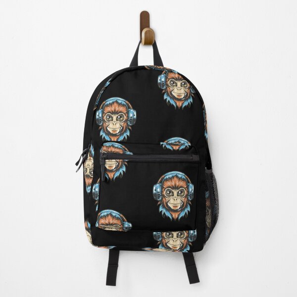 Item preview, Baby Monkey Wearing Headphones: Tiny Tunes, Big Smiles designed and sold by ArtfulNook.