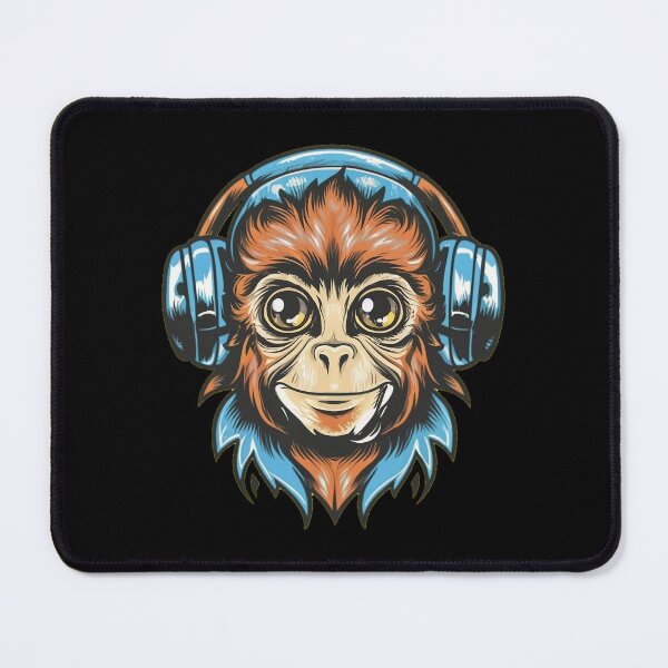 Item preview, Baby Monkey Wearing Headphones: Tiny Tunes, Big Smiles designed and sold by ArtfulNook.