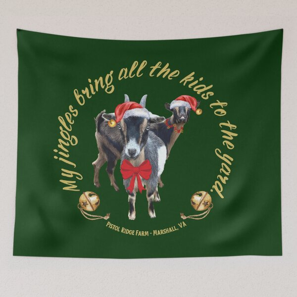 Item preview, Christmas Goats | Cute Goats | Funny Goats | Goat Puns designed and sold by PistolRidgeFarm.
