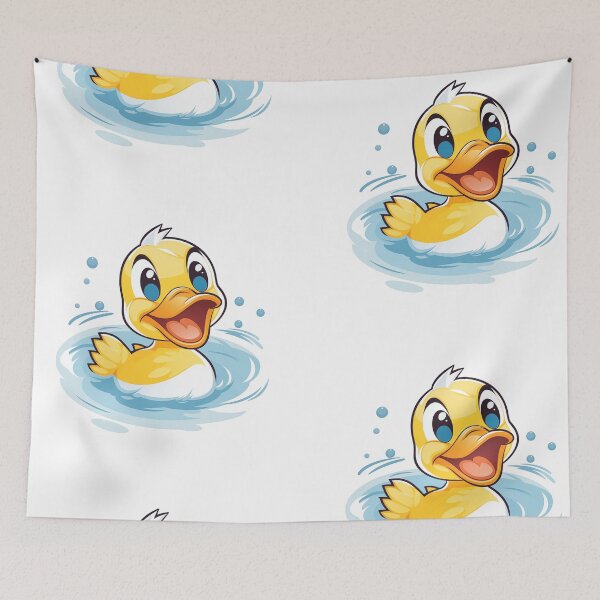 Item preview, Happy smiling duck designed and sold by GoodThings66.