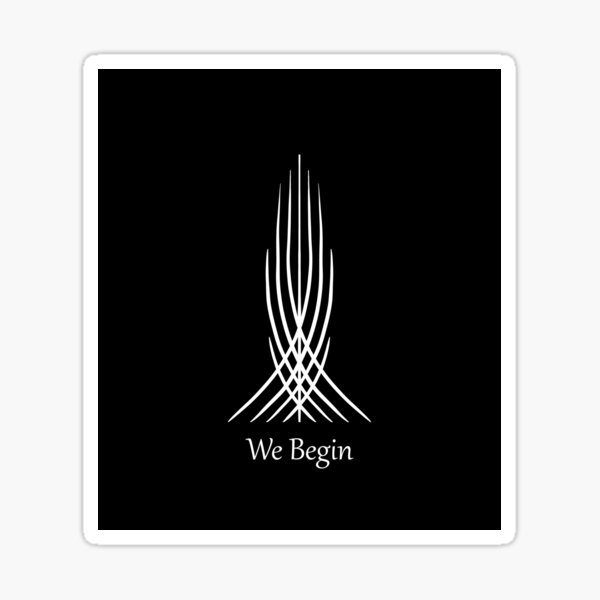 Pensive Tower Logo Sticker