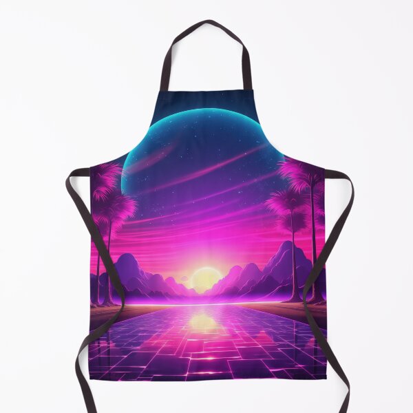 Item preview, Synthwave Serenity: Sunset Bliss in Tropical Hues designed and sold by Mullet Monkey.