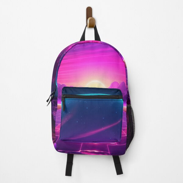 Item preview, Synthwave Serenity: Sunset Bliss in Tropical Hues designed and sold by Mullet Monkey.