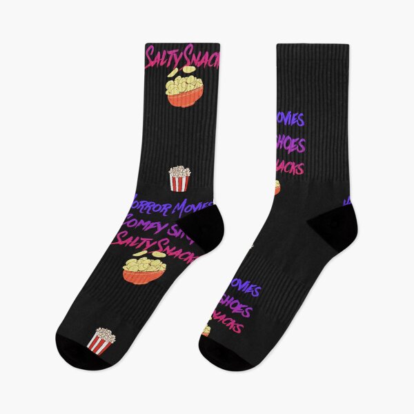 Item preview, horror movies comfy shoes salty snacks designed and sold by TheRightHonMP.