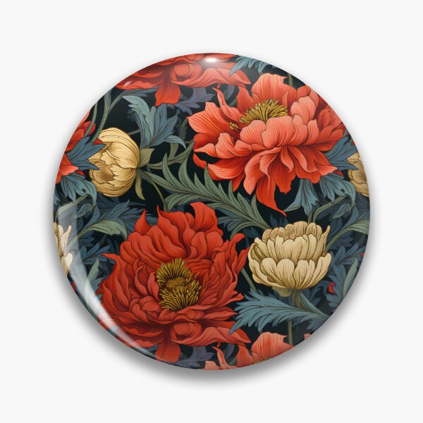 Item preview, William Morris Style Botanical Floral Pattern Repeating - Style 8 designed and sold by Eddie Chester.