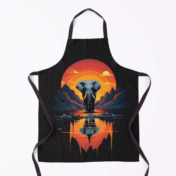 Item preview, Elephant and mountains designed and sold by Linework Studio.