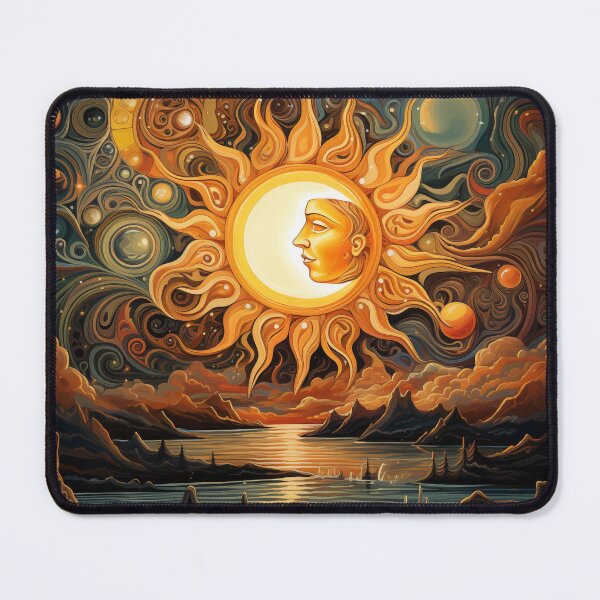 Item preview, Illustration Art Of Universe Sky Sun And Stars designed and sold by officialali2022.