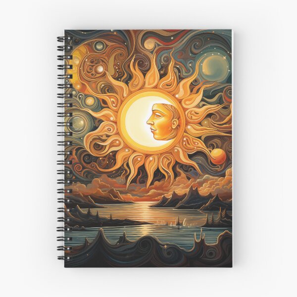 Item preview, Illustration Art Of Universe Sky Sun And Stars designed and sold by officialali2022.