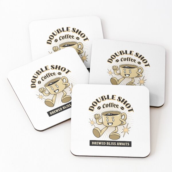Item preview, Double shot coffee brewed bliss awaits designed and sold by Graffik-Peeps.