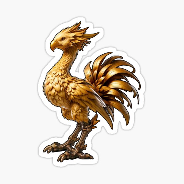 Item preview, Golden Chocobo Bird from Final Fantasy 7 VII designed and sold by kylmllr101684.