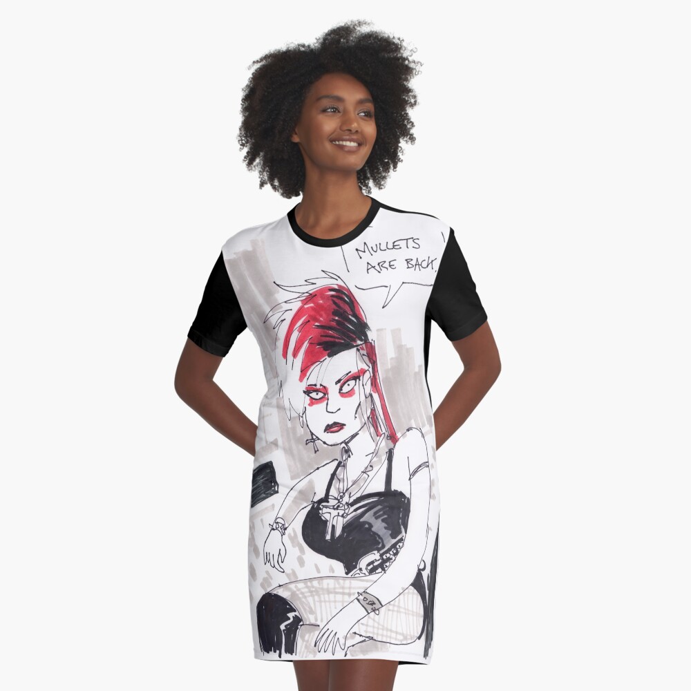 Item preview, Graphic T-Shirt Dress designed and sold by MrChuckles.