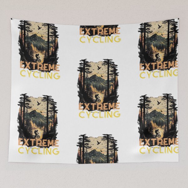 Item preview, t-shirt of a detailed illustration of a solitary painting with mountains and trees in muted Chinese ink in extreme cycling designed and sold by albertotv250.