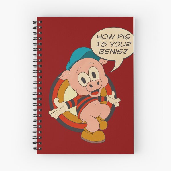 Item preview, How Pig is Your Benis? designed and sold by William Black.
