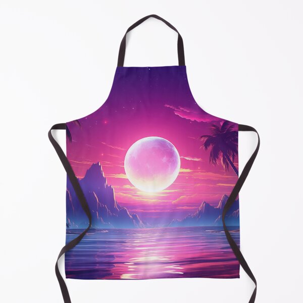 Item preview, Tropical Synthwave Mirage: Sunset Serenity designed and sold by Mullet Monkey.