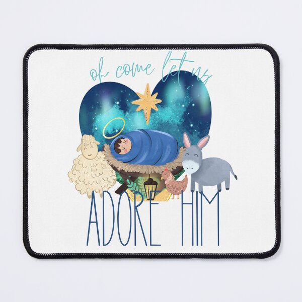 Item preview, Oh Come Let Us Adore Him designed and sold by MTurnerShop.