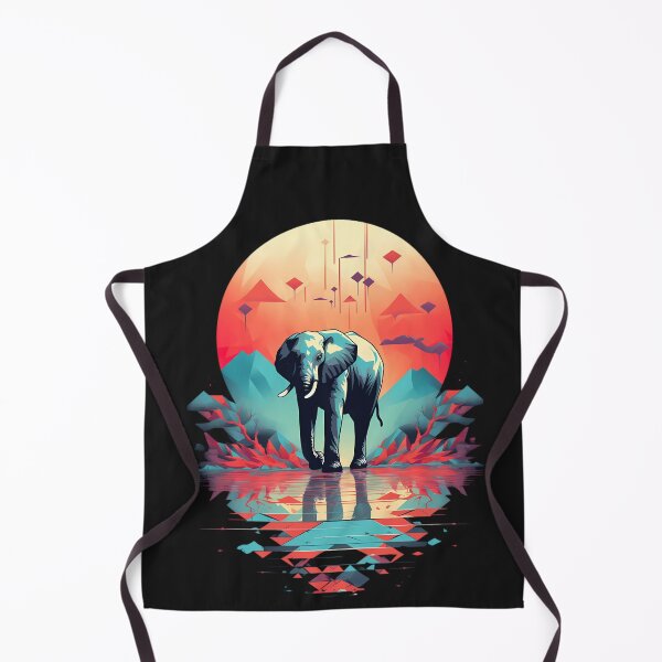 Item preview, Elephant and mountains designed and sold by Linework Studio.