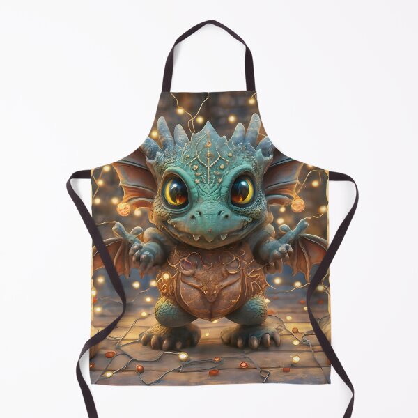 Item preview, Festive Chibi Gargoyle Dragon With Lights designed and sold by DragonRealms.