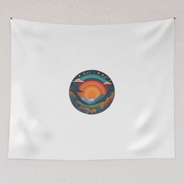 Item preview, Mountain Sunset view  designed and sold by UniqueArtsOnly.