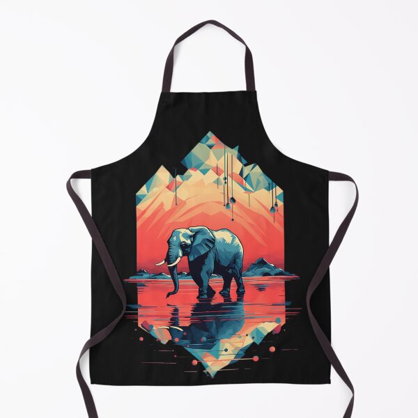 Item preview, Elephant and mountains designed and sold by Linework Studio.