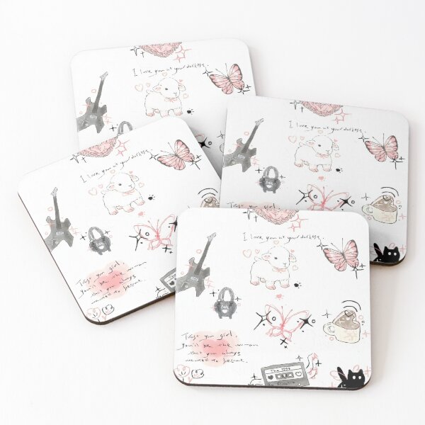 Item preview, coquette sketches designed and sold by FilmKitty.