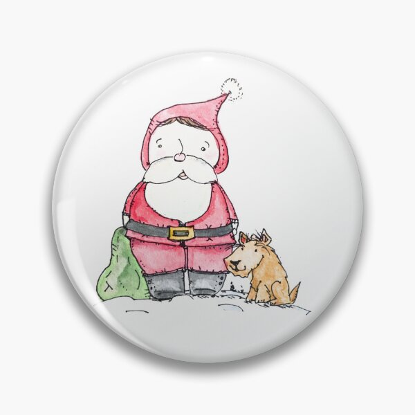Item preview, Santa and his helper Steve the Scottie designed and sold by Scootersscottie.
