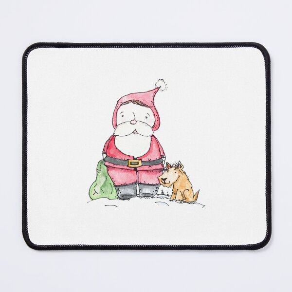 Item preview, Santa and his helper Steve the Scottie designed and sold by Scootersscottie.