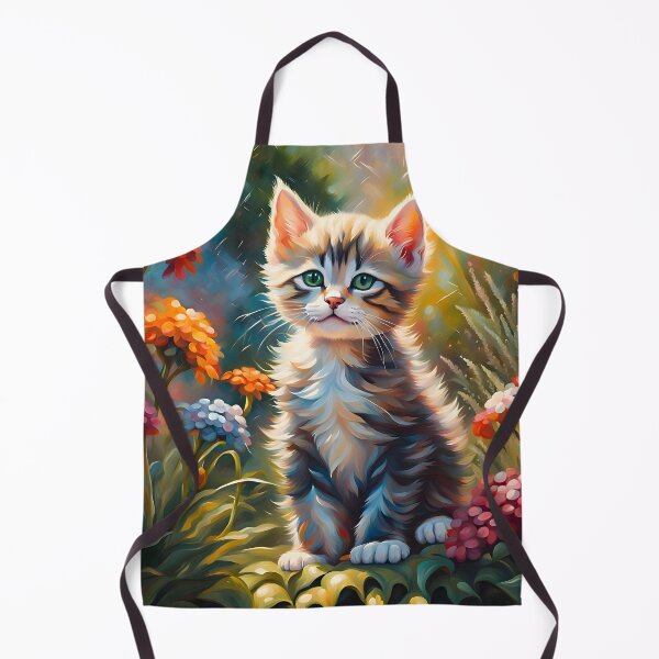 Item preview, Cute kitten in the garden designed and sold by HofTao.