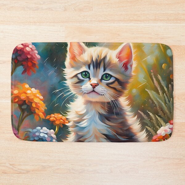 Item preview, Cute kitten in the garden  designed and sold by HofTao.